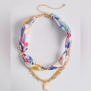 Torrid scarf necklace Colorful Twisted Chain Necklace